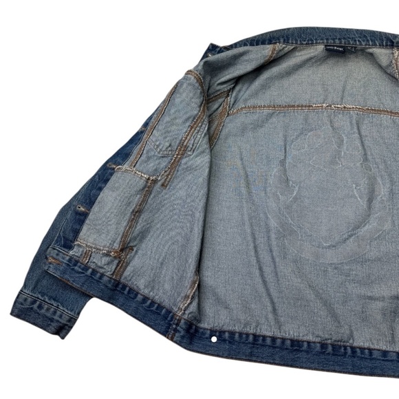 Harry Potter Hogwarts Denim Jean Jacket Size 10 - Picture 6 of 11